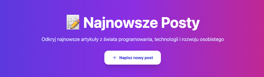 Nowy początek